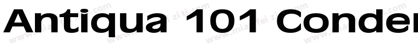 Antiqua 101 Condensed Bold字体转换